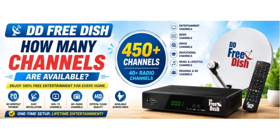 How Many Channels Are Available on DD Free Dish?